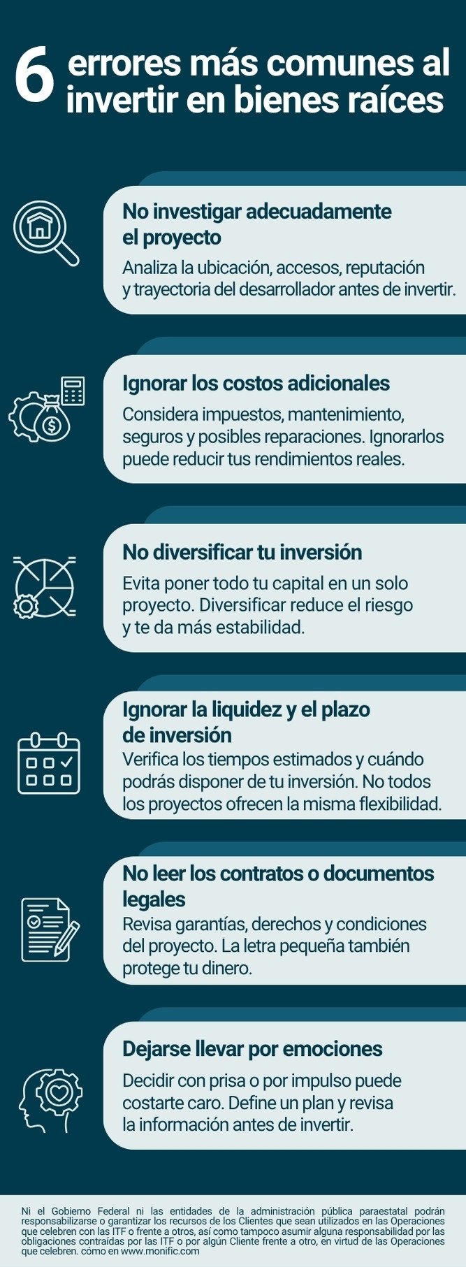 Infografia_errores más comunes al invertir